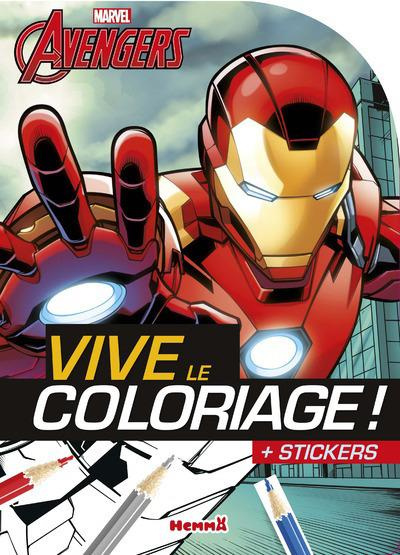 Emprunter Marvel Avengers Iron man. stickers livre