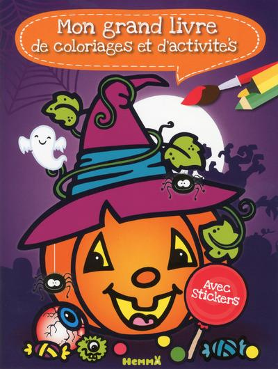 Emprunter Mon grand livre de coloriages et d'activités Halloween livre
