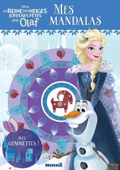 Emprunter Mes mandalas La Reine des Neiges joyseuses fêtes avec Olaf. Avec des gommettes livre