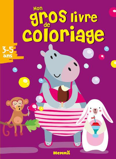 Emprunter Mon gros livre de coloriage. Hippopotame livre