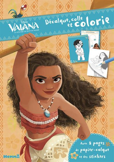 Emprunter Vaiana, la légende du bout du monde. Avec 8 pages de papier-calque et des stickers livre