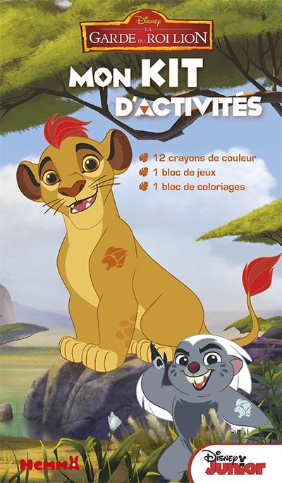 Emprunter Mon kit d'activités La garde du Roi Lion. 12 crayons de couleur, 1 bloc de jeux, 1 bloc de coloriage livre