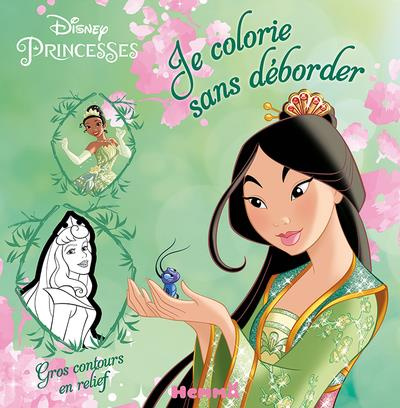 Emprunter Je colorie sans déborder Disney princesses livre