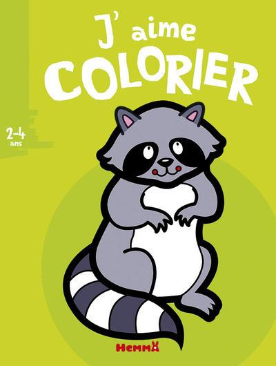 Emprunter J'aime colorier raton livre