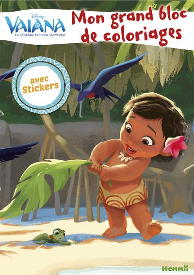 Emprunter Mon grand bloc de coloriages avec stickers Vaiana livre