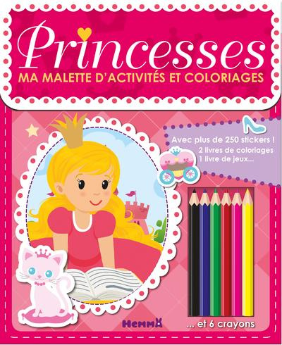 Emprunter Princesses. Ma mallette d'activités et coloriages avec 6 crayons livre
