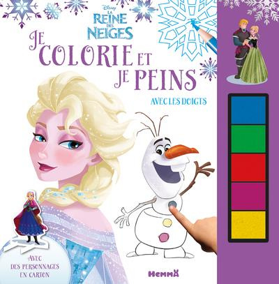 Emprunter Je colorie et je peins avec les doigts. La reine des neiges livre