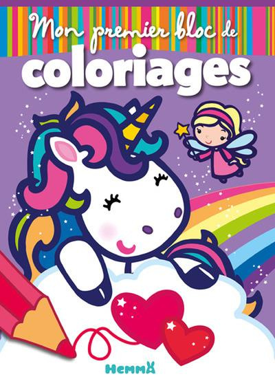 Emprunter Mon premier bloc de coloriages. Fées et licornes livre