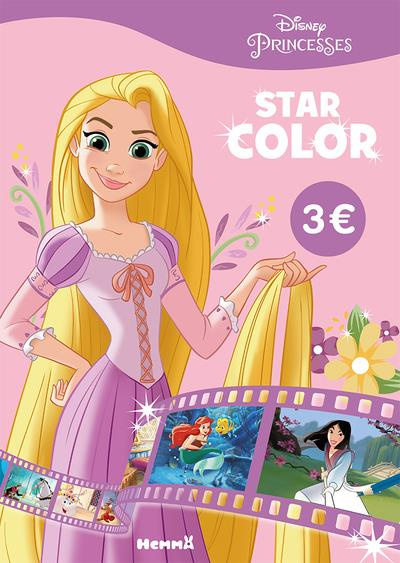 Emprunter Disney Princesses star color. Raiponce livre