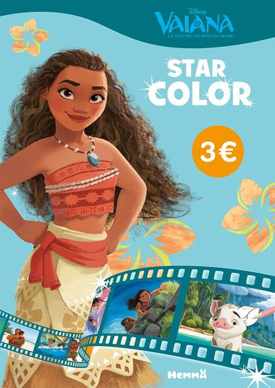 Emprunter Disney Vaiana star color livre