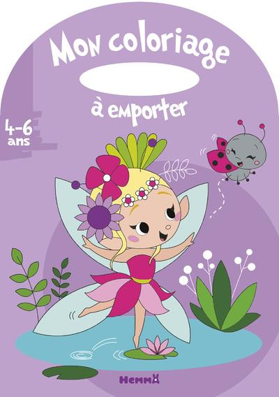 Emprunter Mon coloriage à emporter Fée et coccinelle livre
