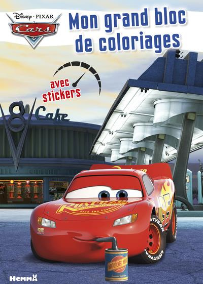 Emprunter Mon grand bloc de coloriages avec stickers Cars livre