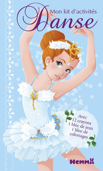 Emprunter Mon kit d'activités Danse. 12 crayons de couleur, 1 bloc de jeux, 1 bloc de coloriages livre
