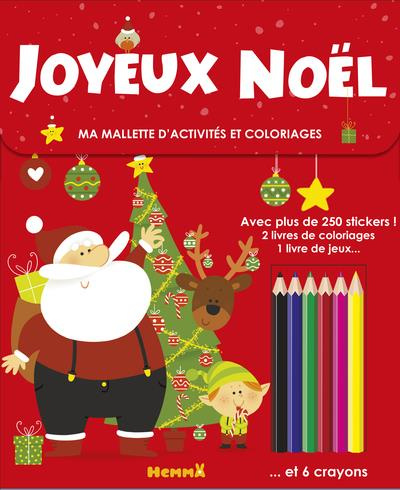 Emprunter Joyeux Noël. Ma mallette d'activités et coloriages avec 6 crayons livre