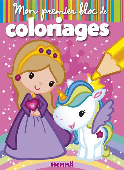 Emprunter Mon premier bloc de coloriages. Princesse et Licorne livre