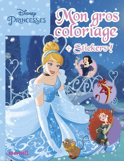 Emprunter Mon gros coloriage Disney Princesses. Avec des stickers livre