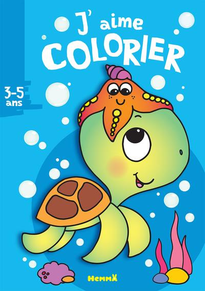 Emprunter J'aime colorier Tortue livre