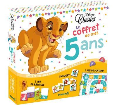 Emprunter DISNEY CLASSICS - LE COFFRET DE MES 5 ANS - 1 JEU DE BATAILLE - 1 MEMORY - 1 JEU DE PLATEAU livre