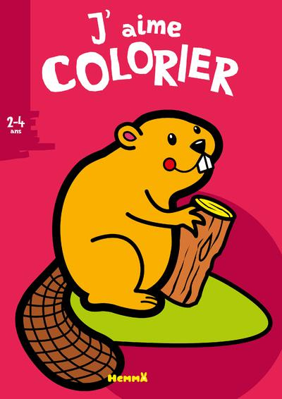 Emprunter J'aime colorier Castor livre