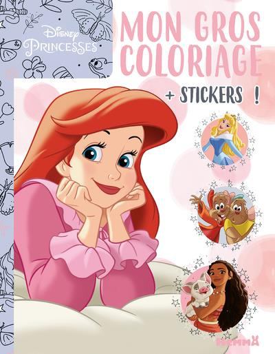 Emprunter Mon gros coloriage Disney princesses Ariel. Avec des stickers livre