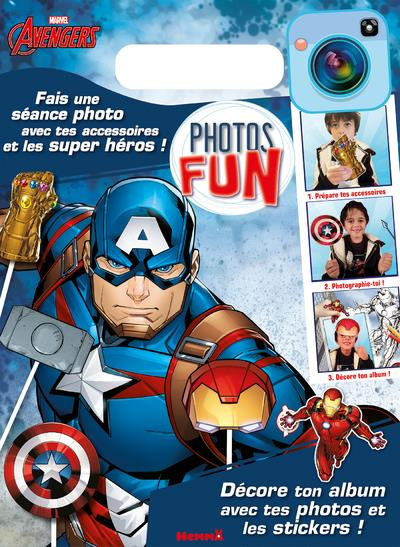 Emprunter Marvel Avengers Photos fun Captain America. Avec un album photos, des stickers et des accessoires livre