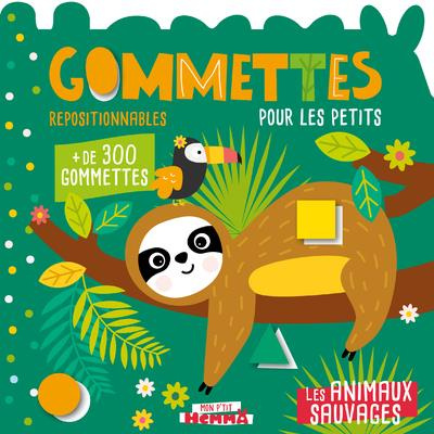 Emprunter MON P'TIT HEMMA GOMMETTES POUR LES PETITS - LES ANIMAUX SAUVAGES livre