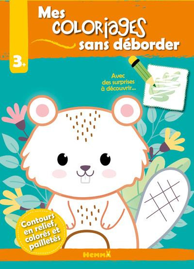 Emprunter Mes coloriages sans déborder Castor livre