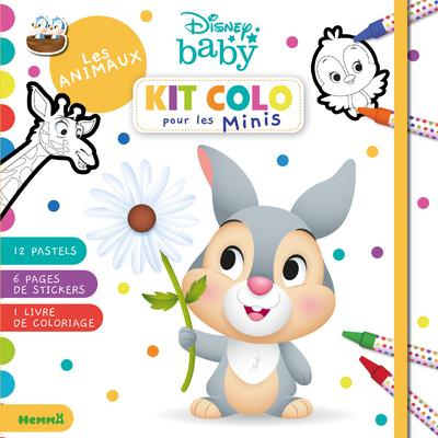 Emprunter Les animaux Disney Baby. Avec 12 pastels livre