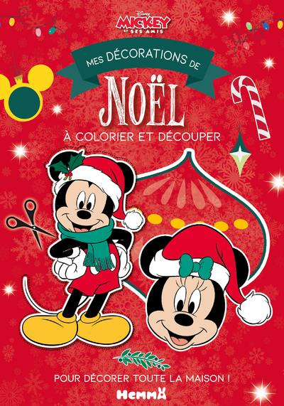 Emprunter Mes décorations de Noël à colorier et découper Disney Mickey et ses amis livre