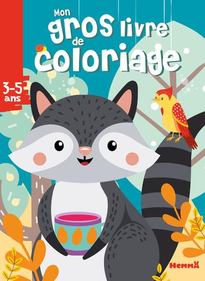 Emprunter Mon gros livre de coloriage (Raton laveur) livre