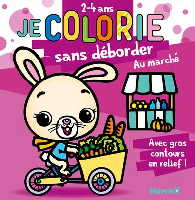 Emprunter Je colorie sans déborder au marché. Avec gros contours en relief ! livre