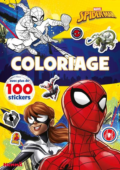Emprunter Coloriage Spider-Man. Avec plus de 100 stickers livre