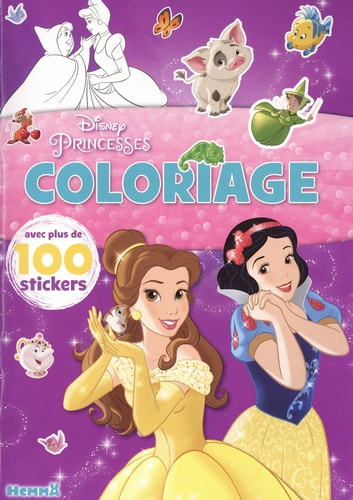 Emprunter Coloriage Disney Princesses. Avec plus de 100 stickers livre