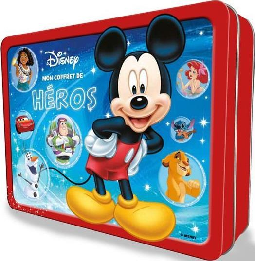 Emprunter Mon coffret de héros Disney. Avec 64 pages de jeux et coloriages, des autocollants, un masque, des p livre