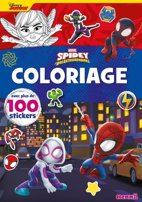 Emprunter Coloriage Spidey et ses amis extraordinaires. Avec plus de 100 stickers livre