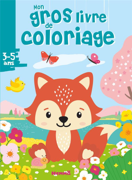 Emprunter Mon gros livre de coloriage Renard-Printemps livre