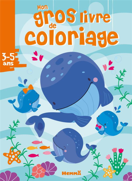 Emprunter Mon gros livre de coloriage Baleines livre