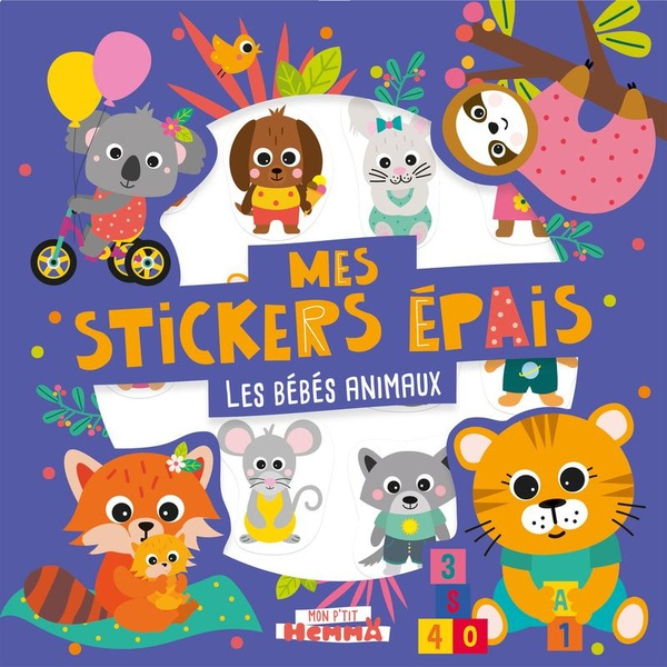 Emprunter Mes stickers épais Les bébés animaux livre