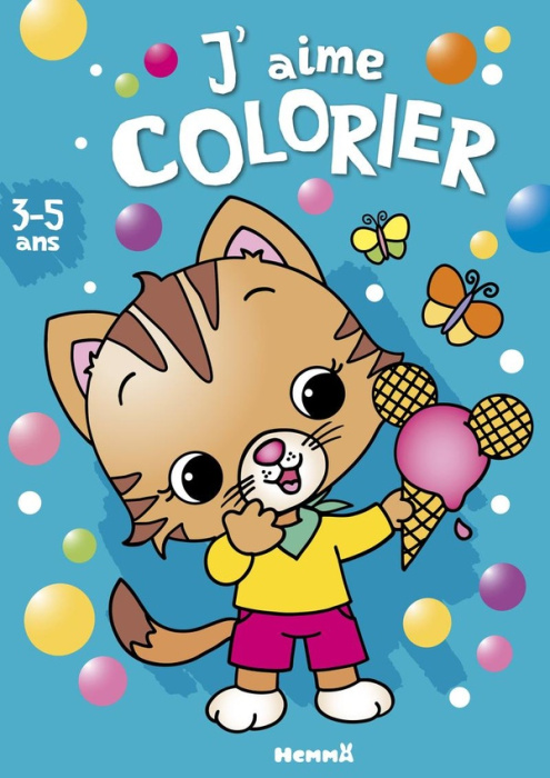 Emprunter J'aime colorier (Chat et glace) livre