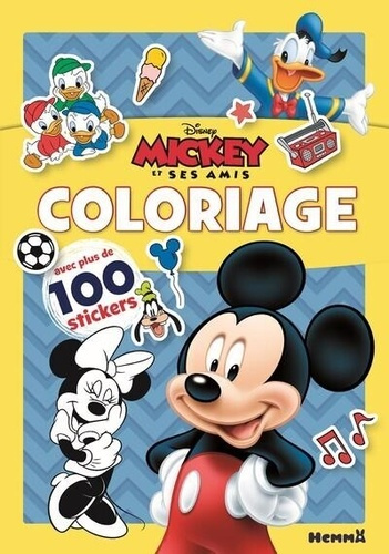 Emprunter Coloriage Mickey et ses amis. Avec plus de 100 stickers livre