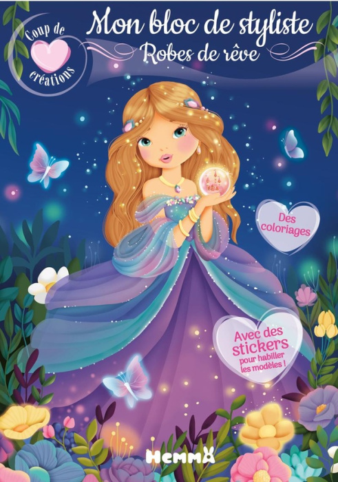 Emprunter Mon bloc de styliste Robes de rêve. Avec des stickers pour habiller les modèles ! livre