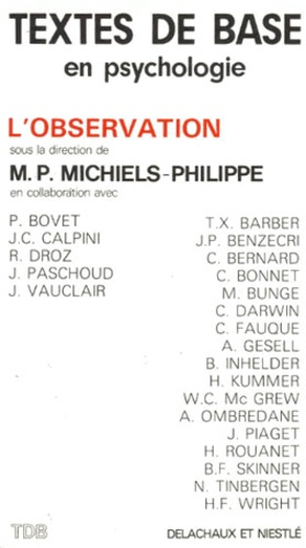 Emprunter OBSERVATION livre