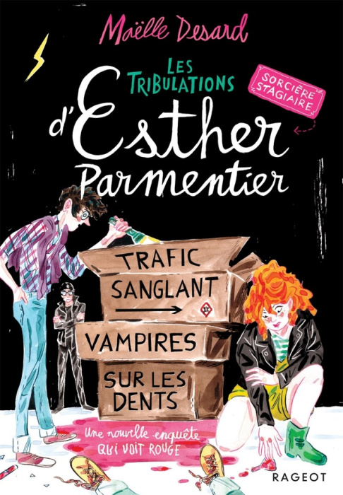 Emprunter Les tribulations d'Esther Parmentier, sorcière stagiaire Tome 2 : Trafic sanglant - vampires sur le livre