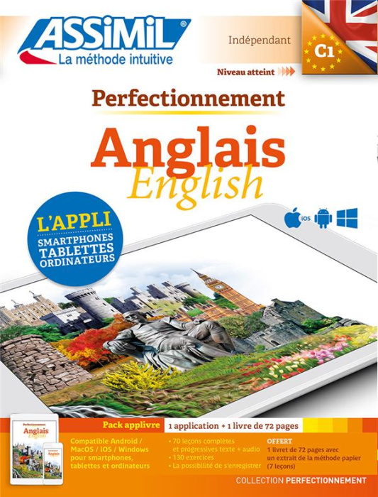 Emprunter Anglais C1. Pack applivre : 1 application 1 livret de 72 pages livre