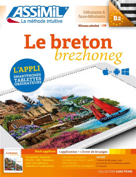 Emprunter Le breton B2 Débutants & faux-débutants. Pack applivre : 1 application 1 livret de 60 pages livre