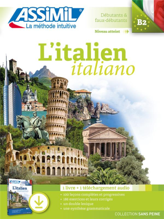 Emprunter L'italien. Pack avec 1 livre et 1 téléchargement audio MP3 livre