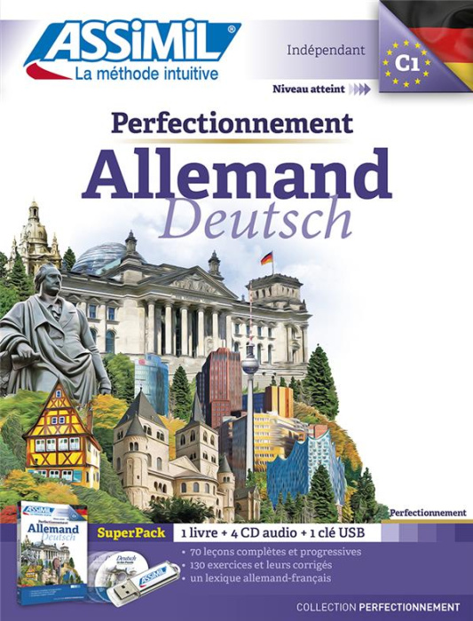 Emprunter Perfectionnement Allemand. Avec une clé USB, avec 4 CD audio livre
