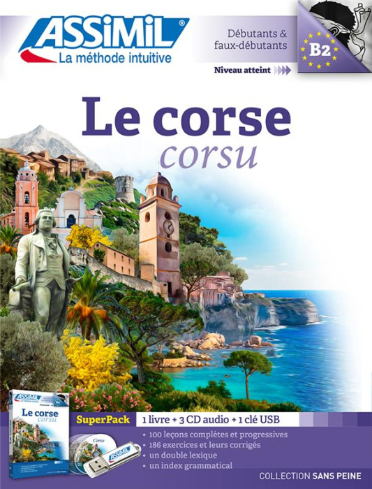 Emprunter Le corse B2 Débutants & faux-débutants. SuperPack avec 1 livre, 1 clé USB, avec 3 CD audio livre