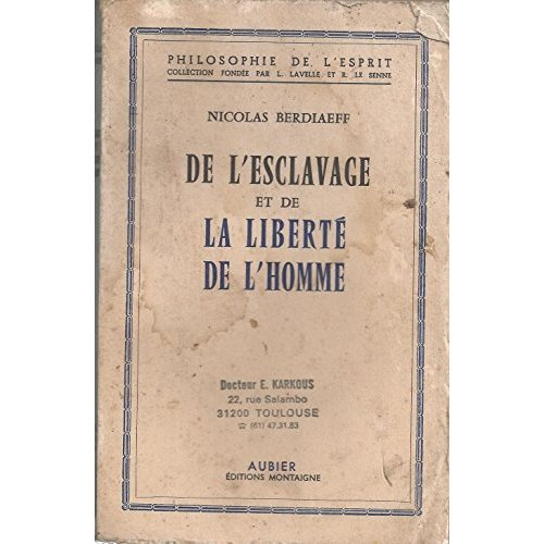 Emprunter DE L'ESCLAVAGE ET DE LA LIBERTE DE L'HOMME livre