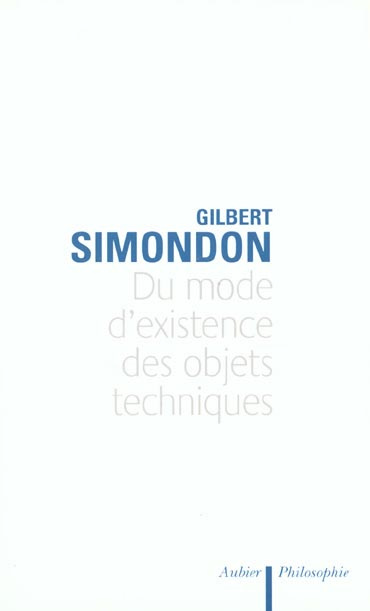 Emprunter Du mode d'existence des objets techniques livre